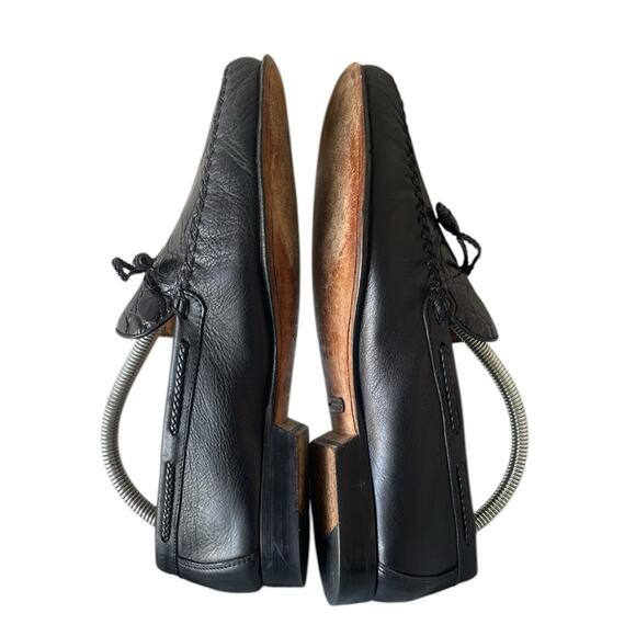 Mezlan Genuine Crocodile Tassle Penny Loafer - 9 main image 5
